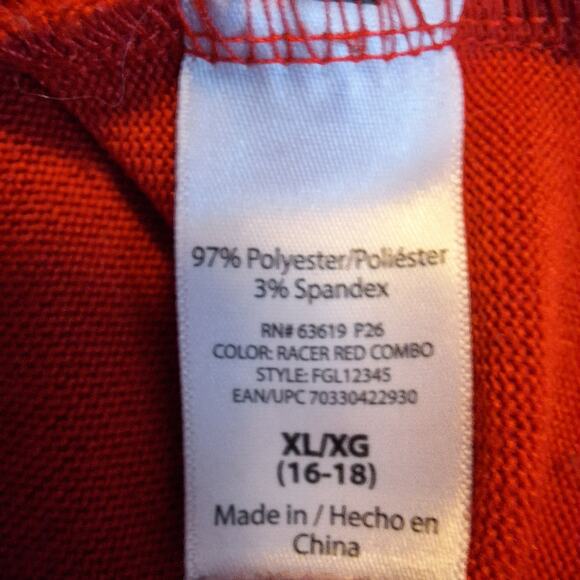 Ugly Christmas Sweater Penguins Long Sleeve Lightweight Sz XL Red Black - Picture 4 of 5